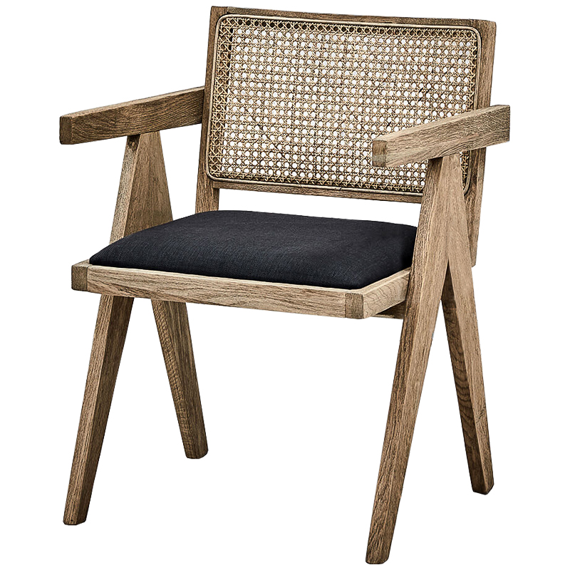 Стул Rattan Braid Stool Бежево-серый Графит в Брянске | Loft Concept 