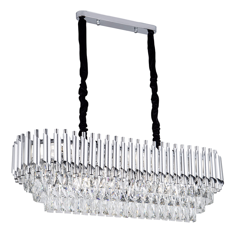 Большая многоярусная люстра Empire Crystal Silver Серебряный Большая многоярусная люстра Empire Crystal Silver Серебряный в Брянске | Loft Concept