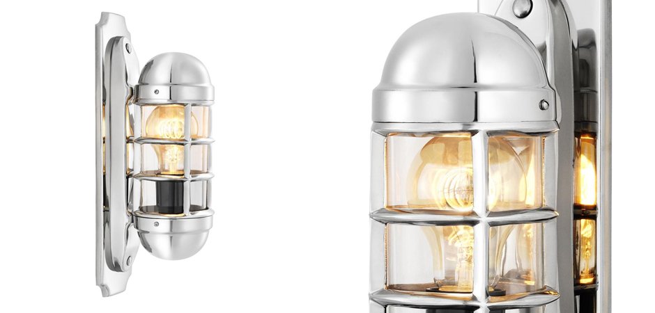 Бра Eichholtz Wall Lamp Le Caprice Nickel - Loft-Concept в Брянске