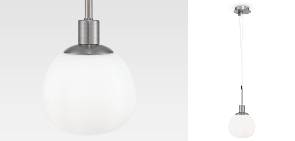 Подвесной светильник Tiepolo Ball Pendant Nickel Подвесной светильник Tiepolo Ball Pendant Nickel - Loft-Concept в Брянске