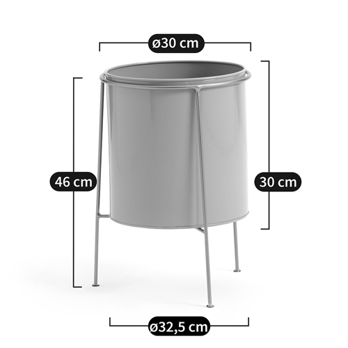 Кашпо из металла Elevated Planters красное Кашпо из металла Elevated Planters красное в Брянске