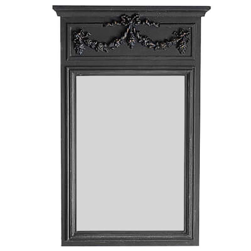 Зеркало Arcadie Mirror Black Винтажный черный в Брянске | Loft Concept 