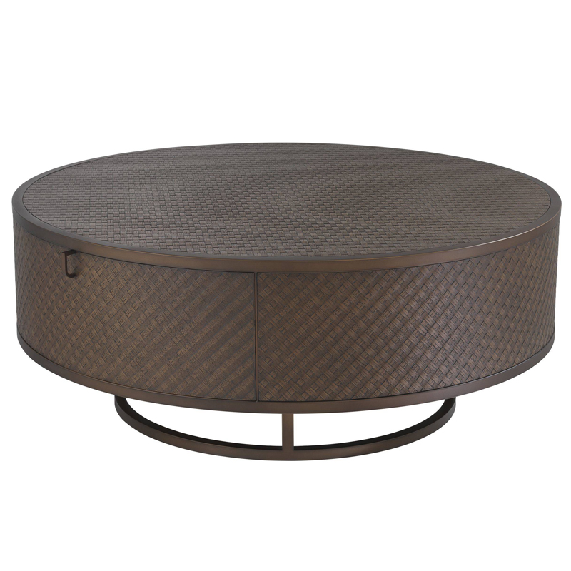 Кофейный стол Eichholtz Coffee Table Napa Valley Коричневый Темная бронза Кофейный стол Eichholtz Coffee Table Napa Valley Коричневый Темная бронза в Брянске | Loft Concept