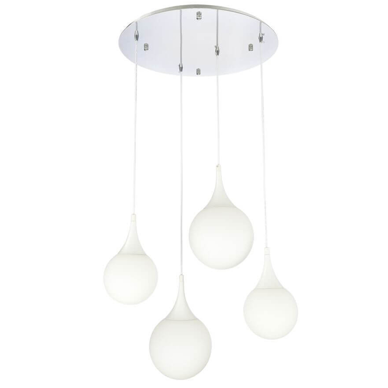 Люстра Leonars Chandelier Белый Люстра Leonars Chandelier Белый в Брянске | Loft Concept