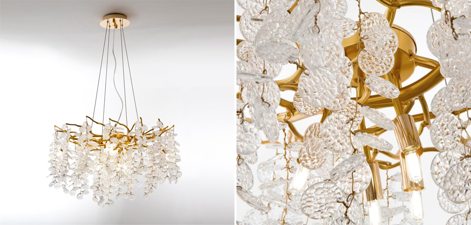 Люстра Floes Gold Хрустальная Люстра Floes Gold Хрустальная - Loft-Concept в Брянске