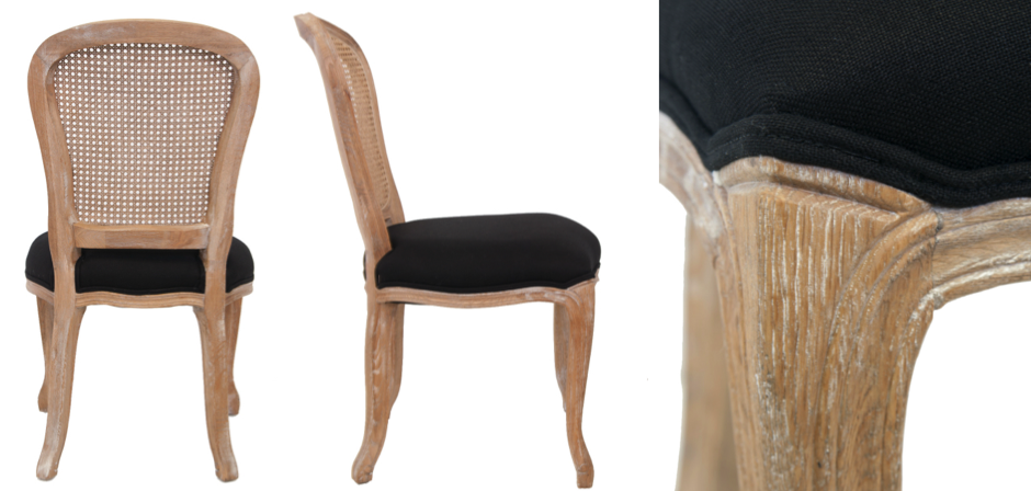 Стул French chairs Provence Neman Black Rattan Chair Стул French chairs Provence Neman Black Rattan Chair - Loft-Concept в Брянске