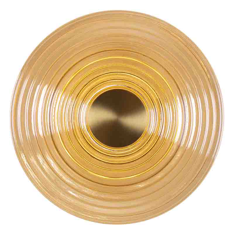 Бра с рельефным круглым плафоном янтарного цвета Savio Glass Disc Light Латунь Янтарный Бра с рельефным круглым плафоном янтарного цвета Savio Glass Disc Light Латунь Янтарный в Брянске | Loft Concept