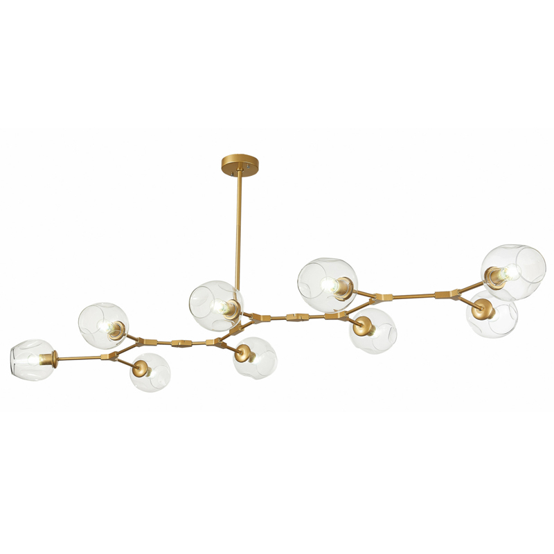Люстра Branching Bubble Chandelier 9 gold Золотой Люстра Branching Bubble Chandelier 9 gold Золотой в Брянске | Loft Concept