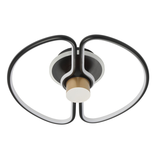 Потолочный светильник черного цвета круглой формы Luke Lampco Tracer Lamp Белый Золотой Черный Серебристый в Брянске | Loft Concept 