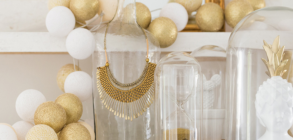 Гирлянда хлопковые фонарики Сotton Ball Shell-Gold - Loft-Concept в Брянске