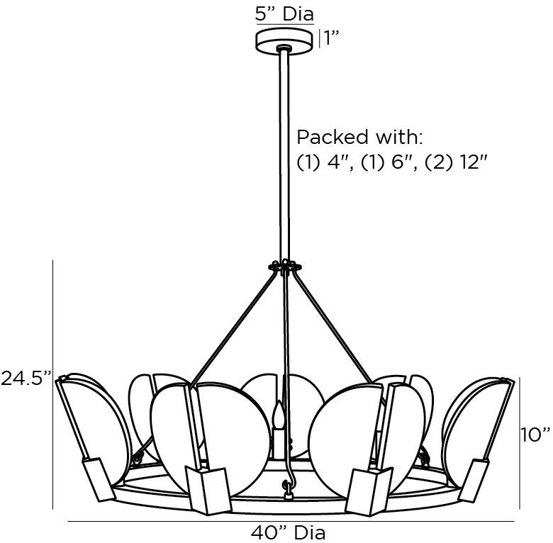 Люстра Arteriors SIERRA CHANDELIER Люстра Arteriors SIERRA CHANDELIER в Брянске