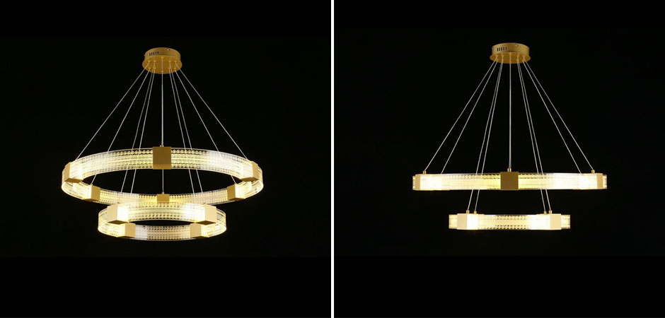 Люстра Два Кольца Ring Horizontal Ornament Meander 2 Люстра Два Кольца Ring Horizontal Ornament Meander 2 - Loft-Concept в Брянске