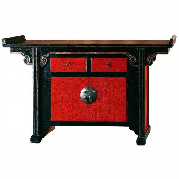 Китайский комод Red-black chest Китайский комод Red-black chest в Брянске | Loft Concept