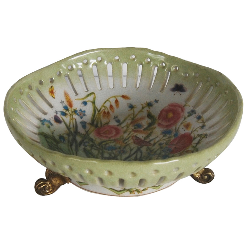 Блюдо Wildflowers dish Мульти Бронза Блюдо Wildflowers dish Мульти Бронза в Брянске | Loft Concept