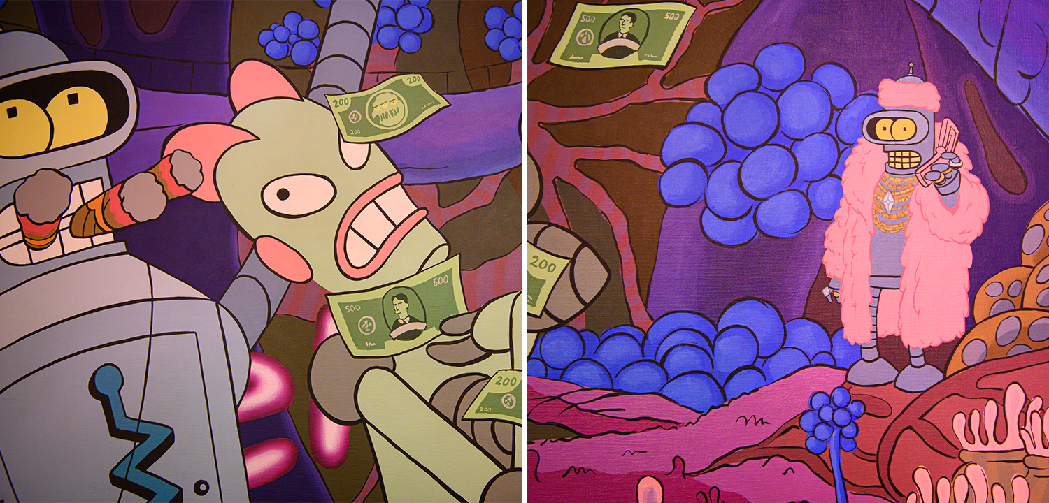 Картина Futurama Bender Make it Rain - фото