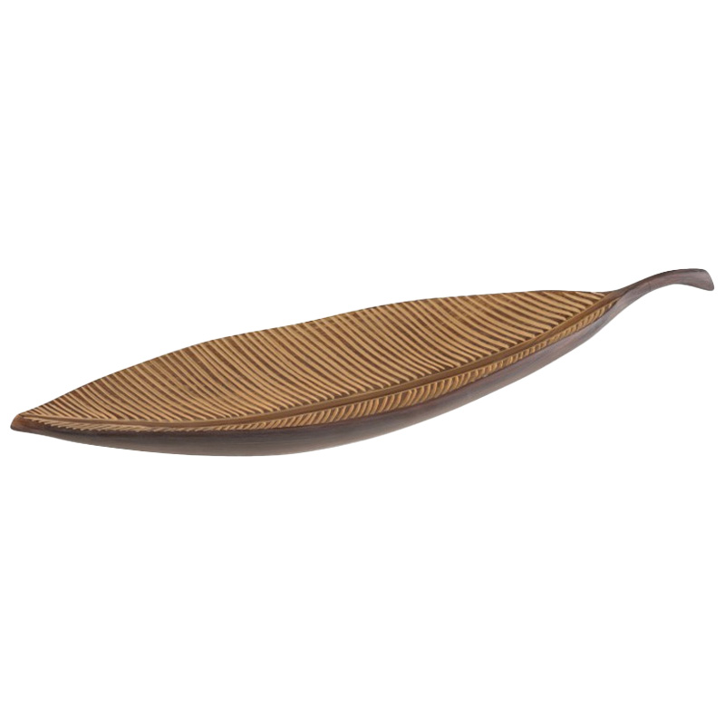 Поднос Leaf salver Коричневый в Брянске | Loft Concept 