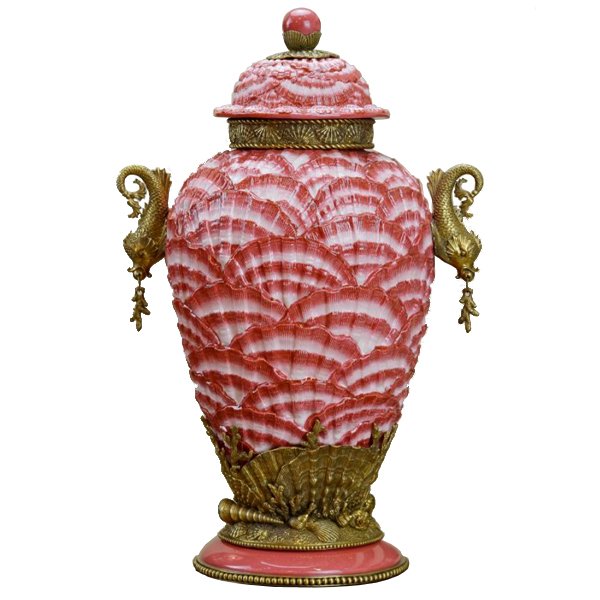 Большая ваза Ceramics SEA collection Коралловый Бронза Большая ваза Ceramics SEA collection Коралловый Бронза в Брянске | Loft Concept