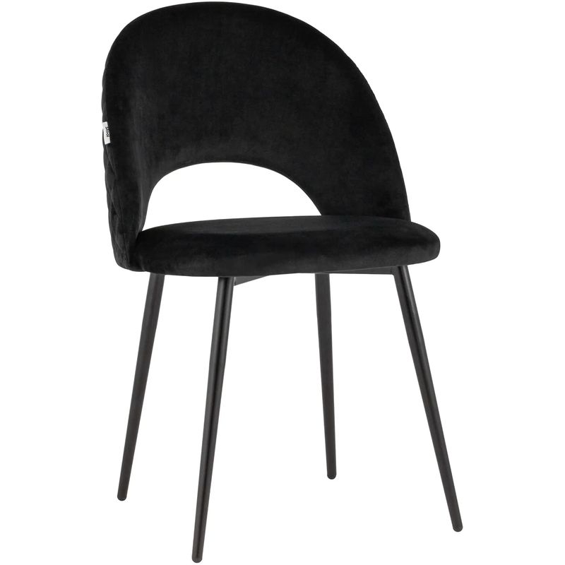 Стул CLIFF Chair Черный Велюр Черный Стул CLIFF Chair Черный Велюр Черный в Брянске | Loft Concept