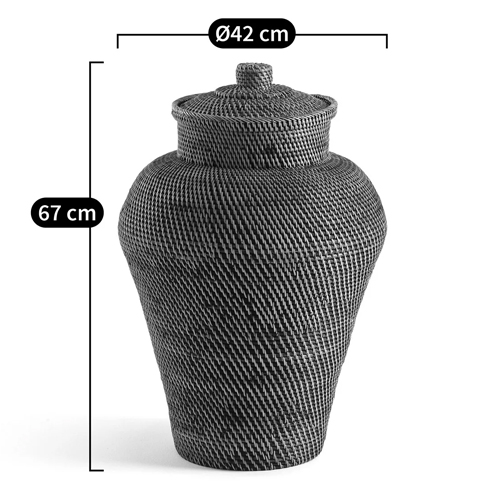 Плетеная корзина из ротанга и бамбука Wicker Vase Basket Плетеная корзина из ротанга и бамбука Wicker Vase Basket в Брянске