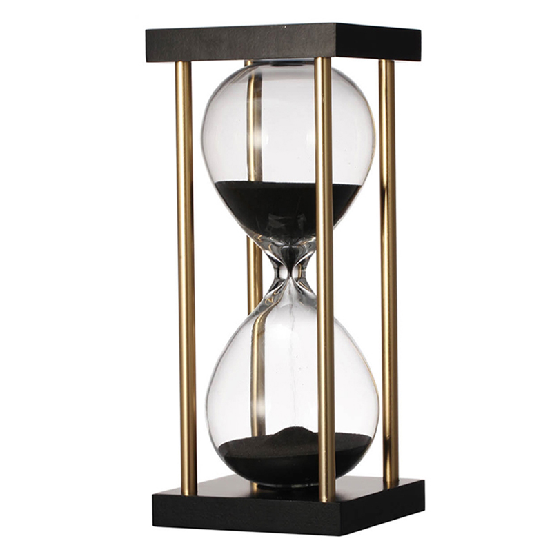 Песочные часы Ramirus Watch black Черный Золотой Песочные часы Ramirus Watch black Черный Золотой в Брянске | Loft Concept