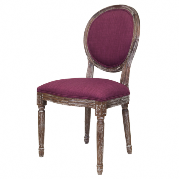 Стул French chairs Provence Violet Chair Фиолетовый Коричневый Стул French chairs Provence Violet Chair Фиолетовый Коричневый в Брянске | Loft Concept