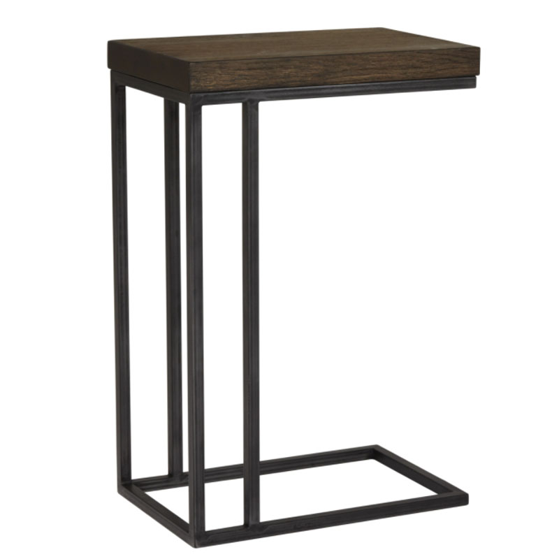Приставной стол Industrial Oak Peyton Side Table Черный Приставной стол Industrial Oak Peyton Side Table Черный в Брянске | Loft Concept
