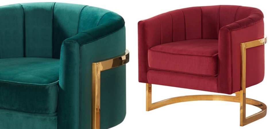 Кресло Accent Velvet chair Кресло Accent Velvet chair - Loft-Concept в Брянске