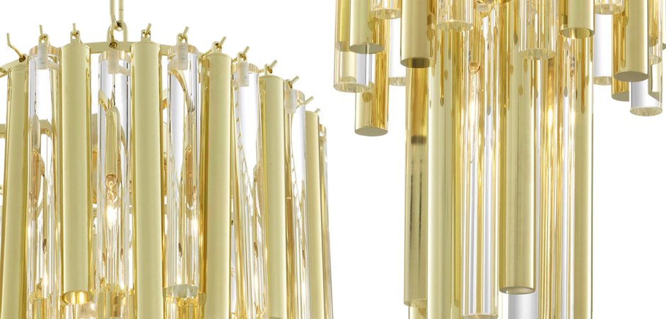 Люстра Eichholtz Chandelier Gigi S Gold - Loft-Concept в Брянске