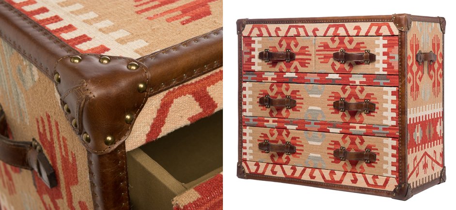 Комод Килим Howard Kilim Chest of Drawers Комод Килим Howard Kilim Chest of Drawers - Loft-Concept в Брянске