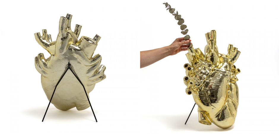 Ваза Seletti Love in Bloom Gold Gaint Ваза Seletti Love in Bloom Gold Gaint - Loft-Concept в Брянске
