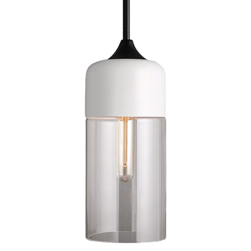 Подвесной светильник Hanglamp zwart glas White I Белый Прозрачное Стекло Подвесной светильник Hanglamp zwart glas White I Белый Прозрачное Стекло в Брянске | Loft Concept