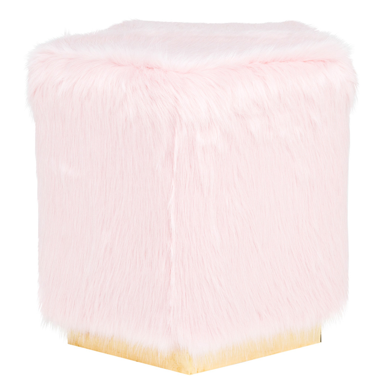 Пуф PUF Pink Fluffy Cloud Розовый Золотой Пуф PUF Pink Fluffy Cloud Розовый Золотой в Брянске | Loft Concept