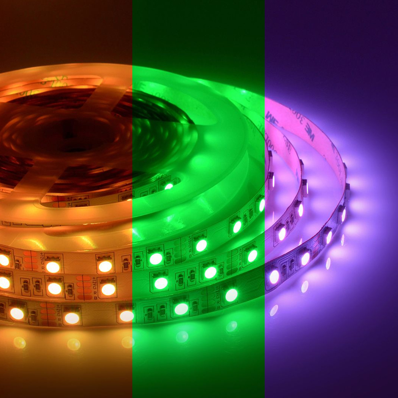 Светодиодная лента 5м 14,4W/m 60LED/m 5050SMD разноцветная Белый Светодиодная лента 5м 14,4W/m 60LED/m 5050SMD разноцветная Белый в Брянске | Loft Concept