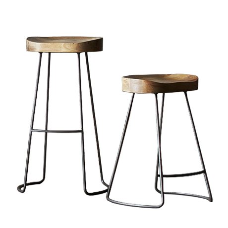 Барный стул The Tractor Bar&Dining Stool Древесина Черный Барный стул The Tractor Bar&Dining Stool Древесина Черный в Брянске | Loft Concept