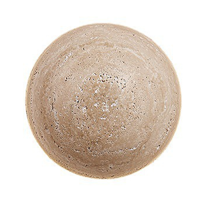 Настенный светодиодный светильник из камня травертина TRAVERTINE POVL WALL LAMP Бежевый Настенный светодиодный светильник из камня травертина TRAVERTINE POVL WALL LAMP Бежевый в Брянске | Loft Concept