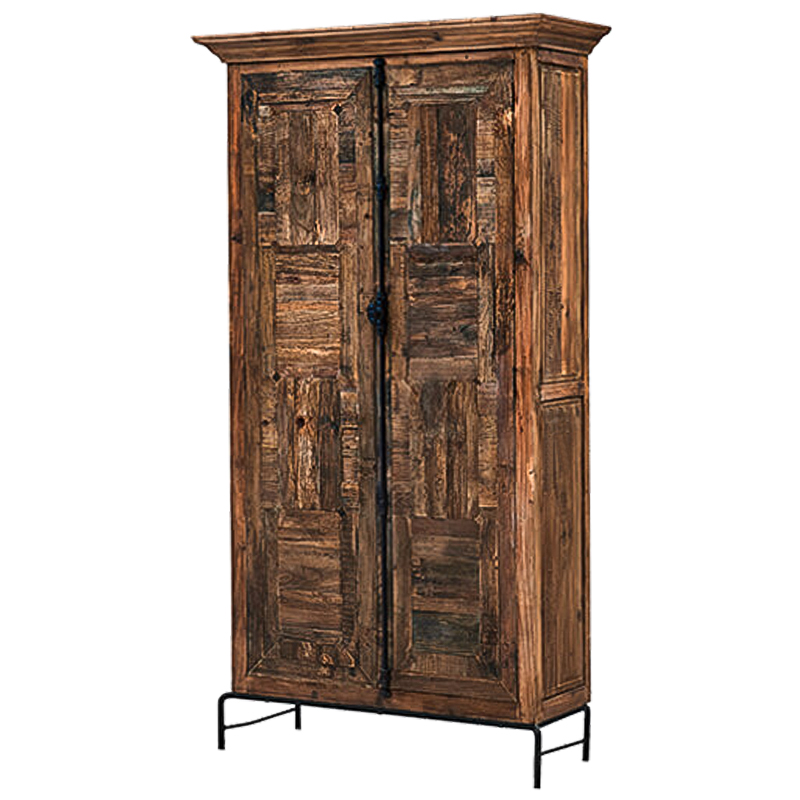 Шкаф Giancarlo Wood Wardrobe Коричневый Черный в Брянске | Loft Concept 