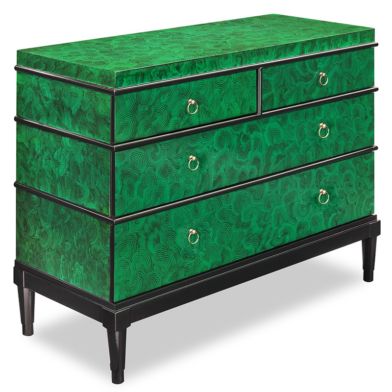 Комод DRESSER KRIZIA Малахит (зеленый) Черный в Брянске | Loft Concept 