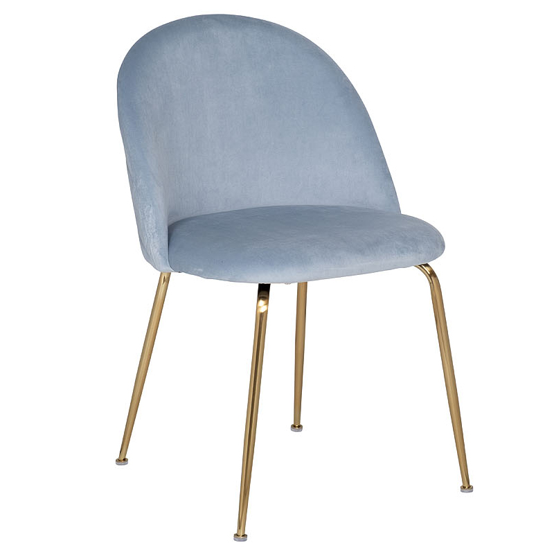 Стул Isidro Stool Серо-голубой Глянцевое золото Стул Isidro Stool Серо-голубой Глянцевое золото в Брянске | Loft Concept