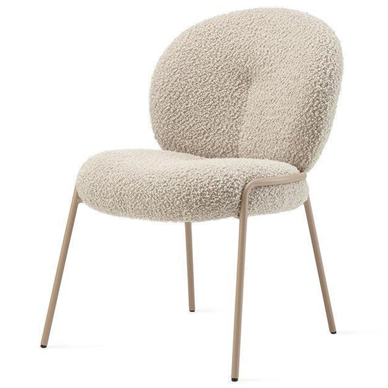 Стул Lyons Boucle Chair Бежевый Золотой Стул Lyons Boucle Chair Бежевый Золотой в Брянске | Loft Concept