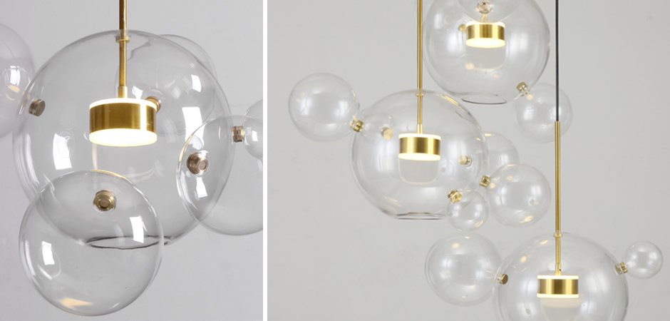 Люстра Bolle Circular Chandelier 14 BUBBLE Giopato & Coombes - Loft-Concept в Брянске