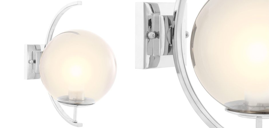 Бра Eichholtz Wall Lamp Cascade Nickel Бра Eichholtz Wall Lamp Cascade Nickel - Loft-Concept в Брянске
