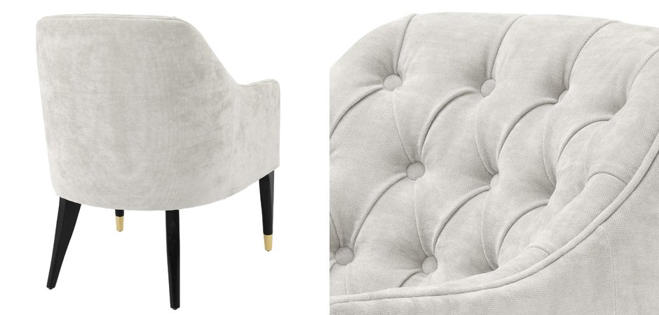 Кресло Eichholtz Chair Cyrus Sand - фото №1