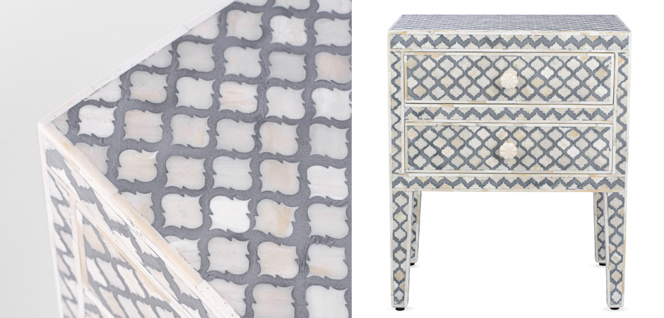 Тумба BEDSIDE CABINET 2 DRAWER - фото №1