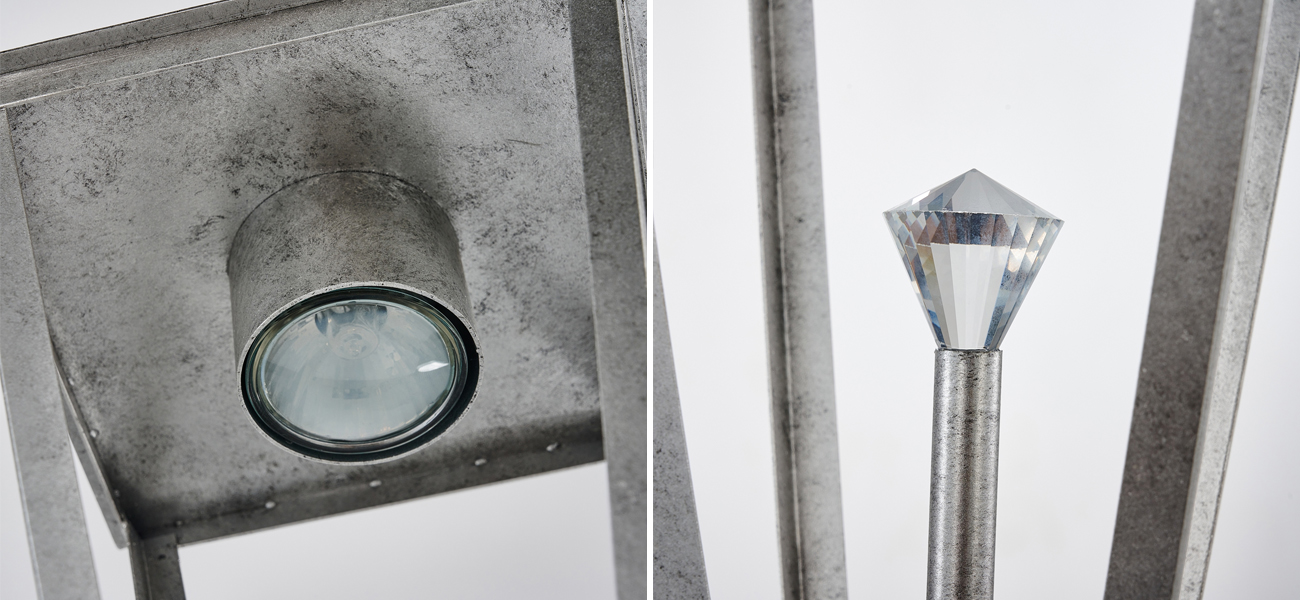 Подвесной светильник цвета античного серебра Fanarion - фото №1