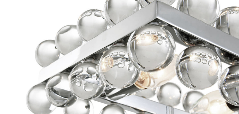 Sacramento Transparent Balls Rectangle Chandelier Sacramento Transparent Balls Rectangle Chandelier - Loft-Concept в Брянске
