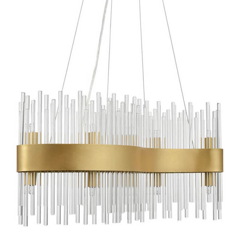 Люстра Nembus Chandelier 60 gold Прозрачный (Transparent) Золотой Люстра Nembus Chandelier 60 gold Прозрачный (Transparent) Золотой в Брянске | Loft Concept