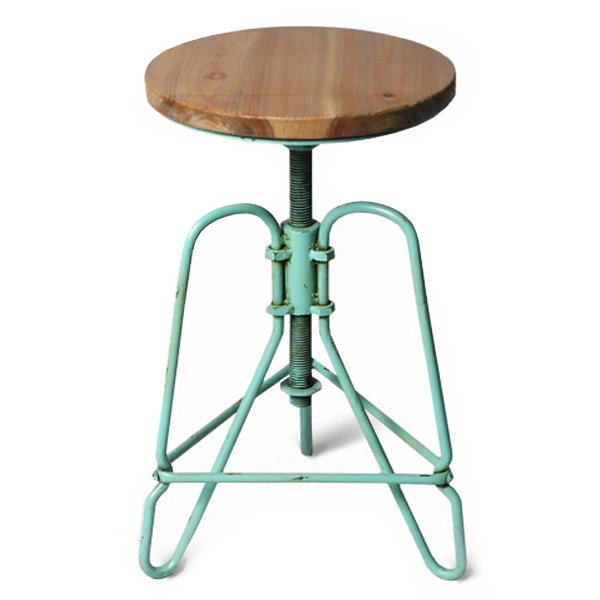 Винтажный Стул Loft Bar Stoo turquoise Коричневый Бирюзовый в Брянске | Loft Concept 