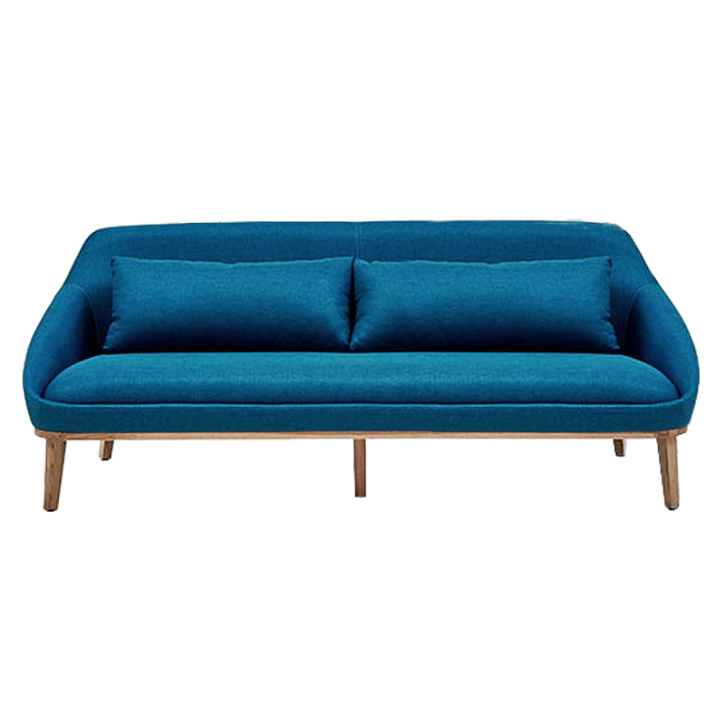 Двухместный диван Sea Basin Sofa Синий Древесина Двухместный диван Sea Basin Sofa Синий Древесина в Брянске | Loft Concept