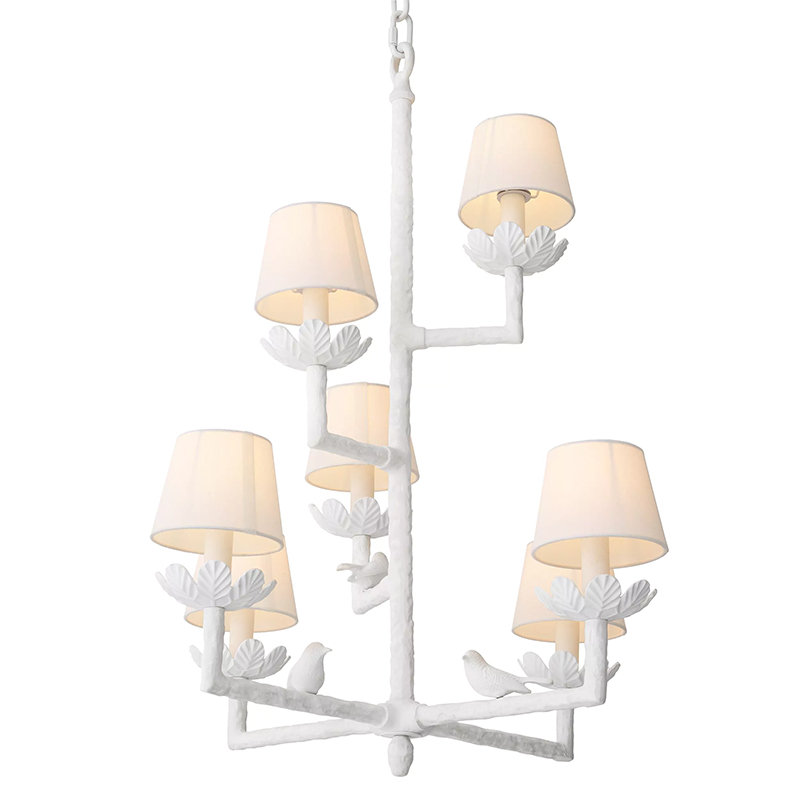 Люстра Eichholtz Chandelier Nature Белый Люстра Eichholtz Chandelier Nature Белый в Брянске | Loft Concept