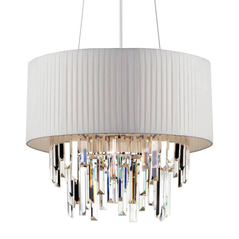 Люстра Sorley Chandelier Белый Хром Люстра Sorley Chandelier Белый Хром в Брянске | Loft Concept